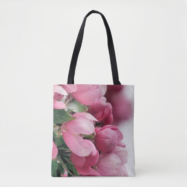 Bolso De Tela Flores de cerezo rosa - tote (Anverso)