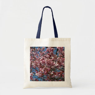 Bolso De Tela Flores de cerezo y flor de Blue Sky Spring
