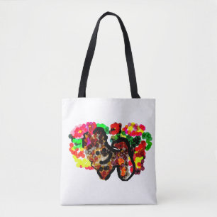 Bolso De Tela flores de Chihuahua