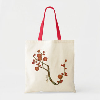 Bolso De Tela Flores de ciruela, Bella Artes japonés Ogata Korin
