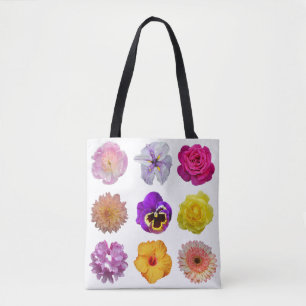 Bolso De Tela Flores de colores