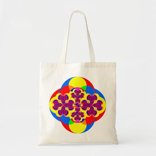 Bolso De Tela Flores de corazón de Kenneth Yoncich (Frente)
