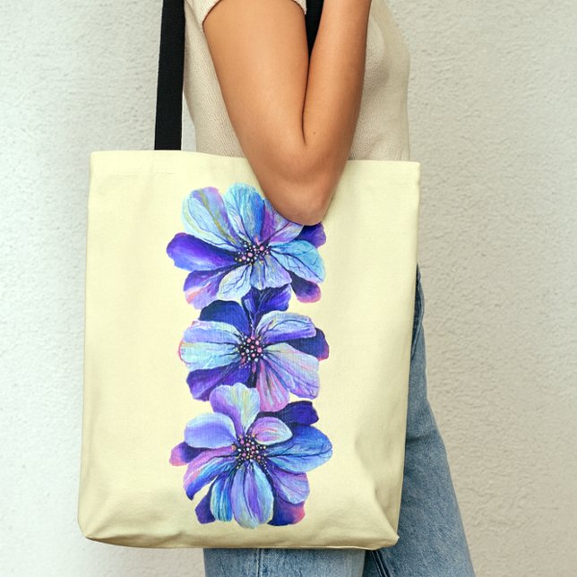Bolso De Tela Flores de Delfino Moda de Moda Casual (Subido por el creador)