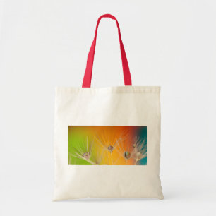 Bolso De Tela Flores de Diente de León Destino Paz Amor Arte