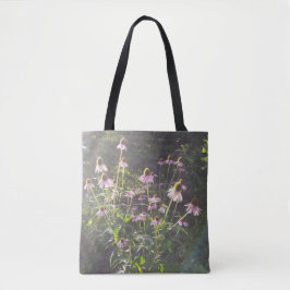 Bolso De Tela Flores de Echinacea al Sol