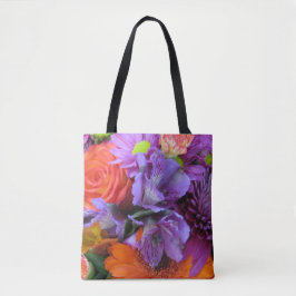 Bolso De Tela Flores de energía