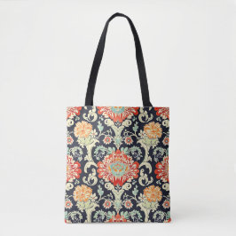 Bolso De Tela Flores de época
