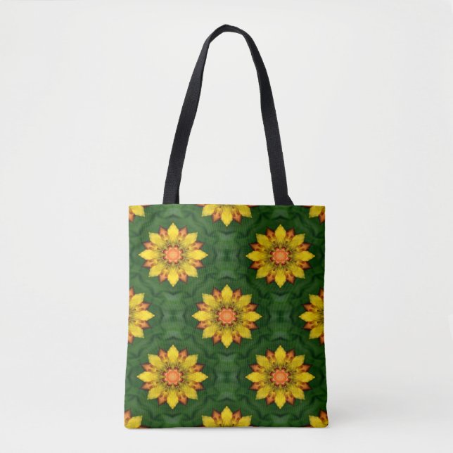 Bolso De Tela Flores de Estrella... (Anverso)