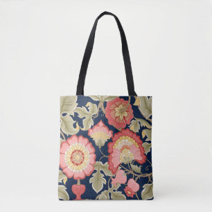 Bolso De Tela Flores de fantasía retro, vintage, embellecimiento