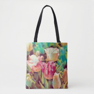 Bolso De Tela Flores de fe Artsy Tulips Tote