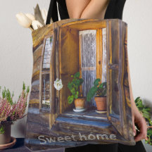 Flores de geranio en la ventana