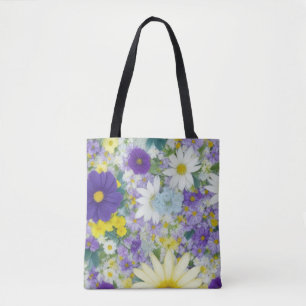 Bolso De Tela Flores de hermoso cottage