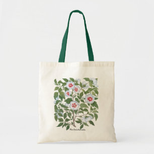 Bolso De Tela Flores de Hibisco Antiguas por Basilius Besler