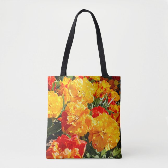 Bolso De Tela Flores de incendios forestales (Anverso)