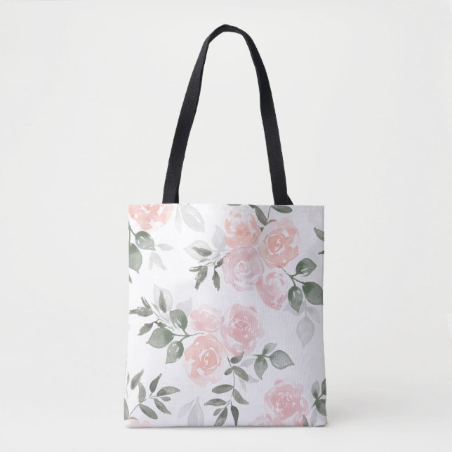 Bolso De Tela Flores de jardín (Anverso)