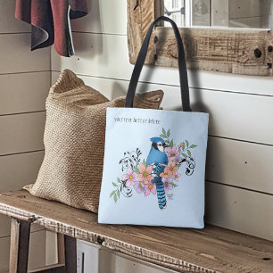 Bolso De Tela Flores de la Primavera de Jay Azul