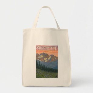 Bolso De Tela Flores de la primavera - parque nacional de