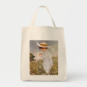 Bolso De Tela Flores de las mareas antiguas para picar niños