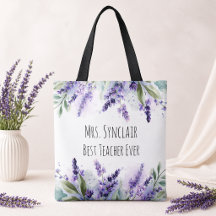 Flores de lavanda personalizadas Agradecimiento a