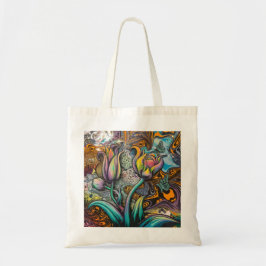 Bolso De Tela Flores de Mandala