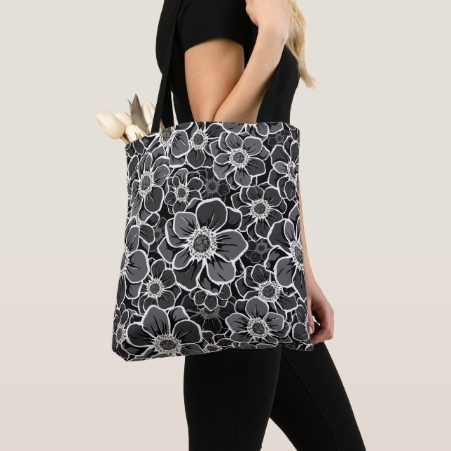 Bolso De Tela Flores de Mandala 5 (Detalle)