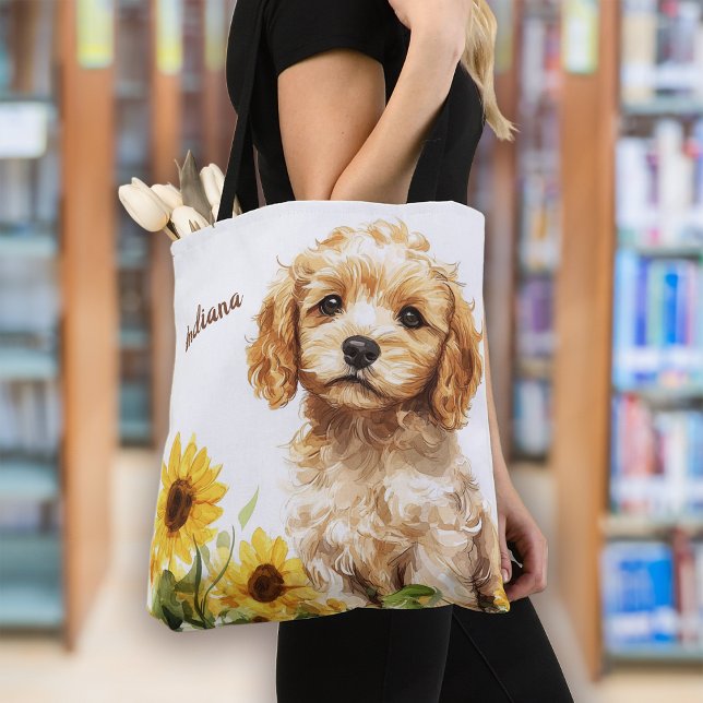 Bolso De Tela Flores de manzana gruesas personalizadas (Subido por el creador)