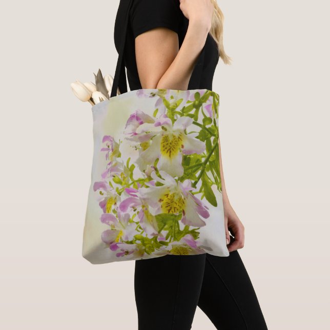 Bolso De Tela Flores de mariposa (Detalle)