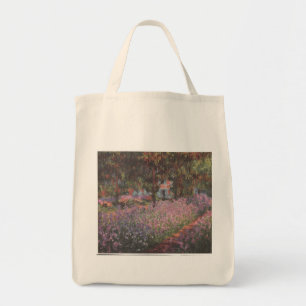 Bolso De Tela flores de Monet artista jardín Giverny viñas arte