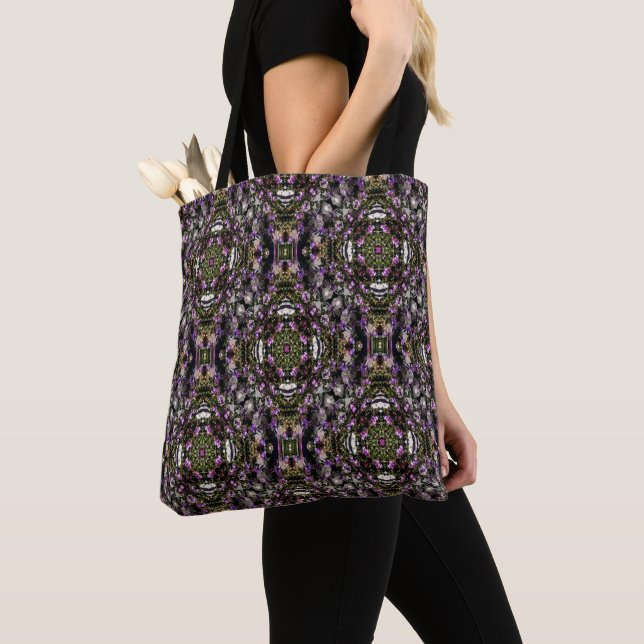 Bolso De Tela Flores de montaña..... (Detalle)