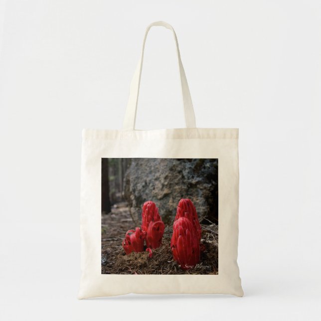 Bolso De Tela Flores de Nieve (Frente)