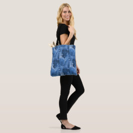 Bolso De Tela Flores de nieve.....