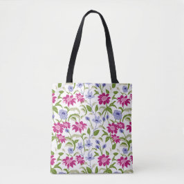 Bolso De Tela Flores de primavera