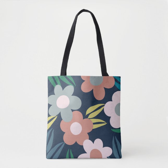 Bolso De Tela Flores de primavera (Anverso)
