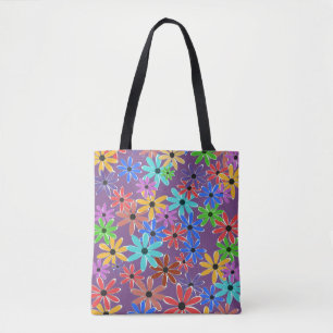 Bolso De Tela Flores de primavera