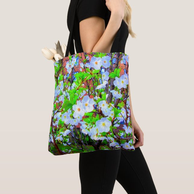 Bolso De Tela 'Flores de primavera' (Detalle)