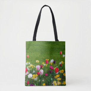 Bolso De Tela Flores de primavera