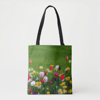 Bolso De Tela Flores de primavera