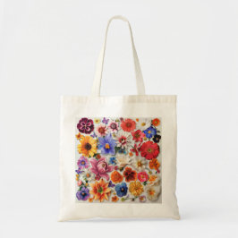 Bolso De Tela Flores de primavera arte digital