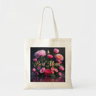 Bolso De Tela Flores De Rosa Glamorosas Para Mamá