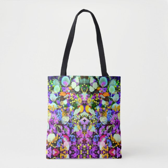 Bolso De Tela Flores de tote otoño (Anverso)