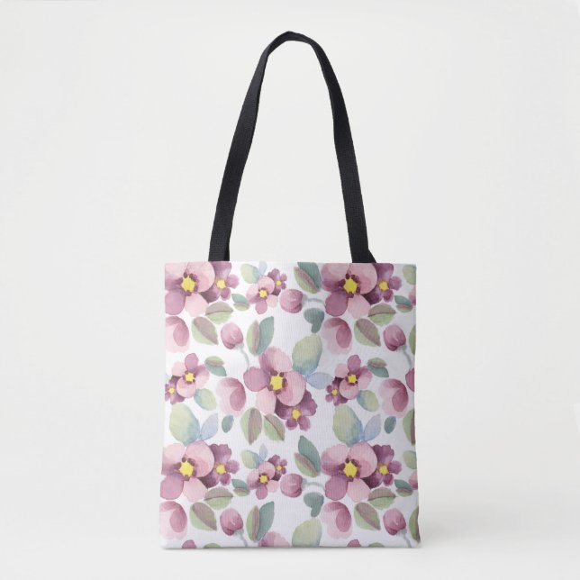 Bolso De Tela Flores de verano 1 (Anverso)