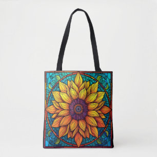 Bolso De Tela Flores de vidrio templado girasol