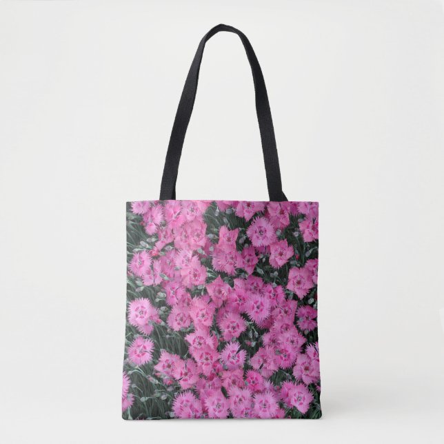 Bolso De Tela Flores de william dulce rosa (Anverso)