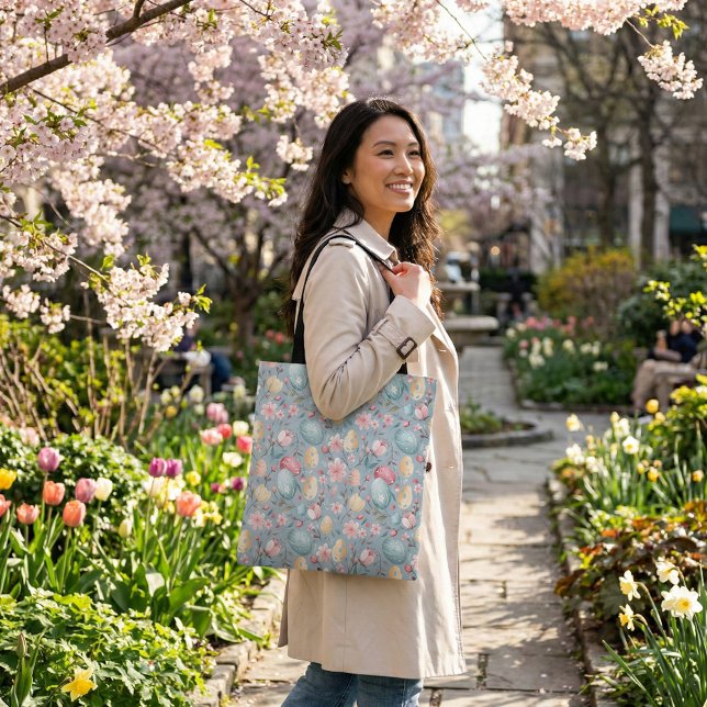 Bolso De Tela Flores Decorativas de Pascua Pastel (Subido por el creador)