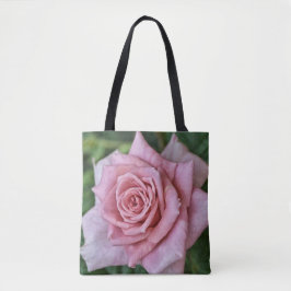Bolso De Tela Flores del Tote Rosa de Fe Mateo 6:21