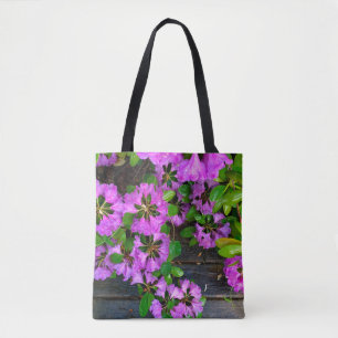 Bolso De Tela Flores elegantes rosas azaleas rosas