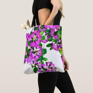 Bolso De Tela Flores elegantes rosas azaleas rosas