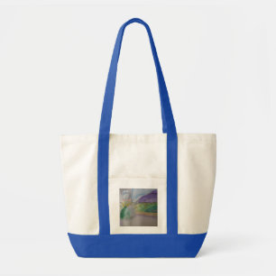 Bolso De Tela Flores En El Viento