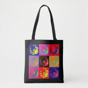 Bolso De Tela Flores en la pared + tus ideas