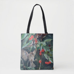 Bolso De Tela Flores en un cerezo, Bruno Liljefors